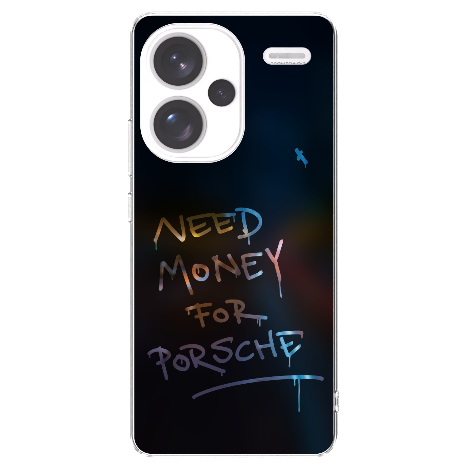 Picasee silikonski prozorni ovitek za Xiaomi Redmi Note 13 Pro+ 5G - Neon Nights