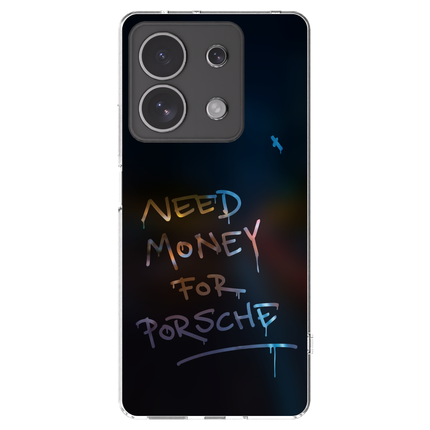 Picasee silikonski prozorni ovitek za Xiaomi Redmi Note 13 4G - Neon Nights
