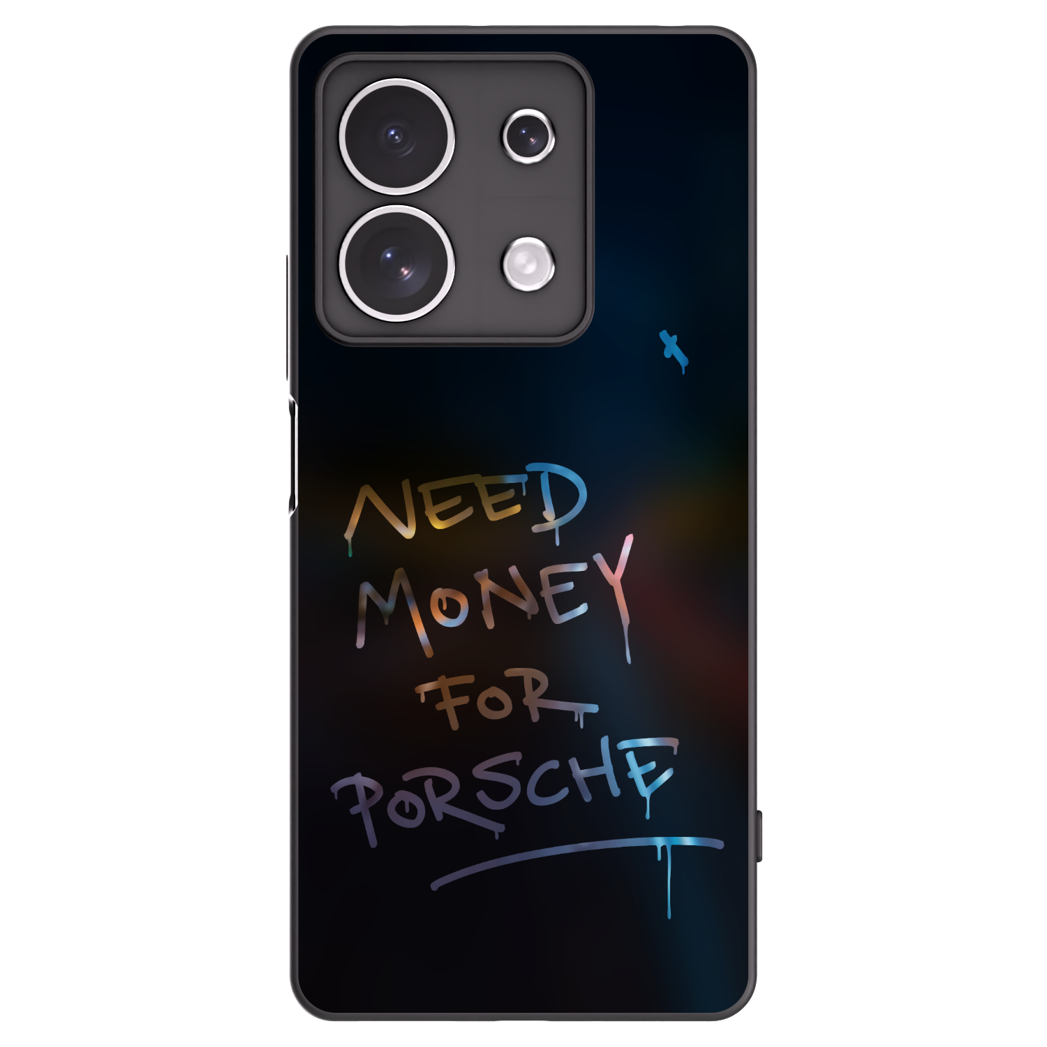 Picasee silikonski črni ovitek za Xiaomi Redmi Note 13 4G - Neon Nights