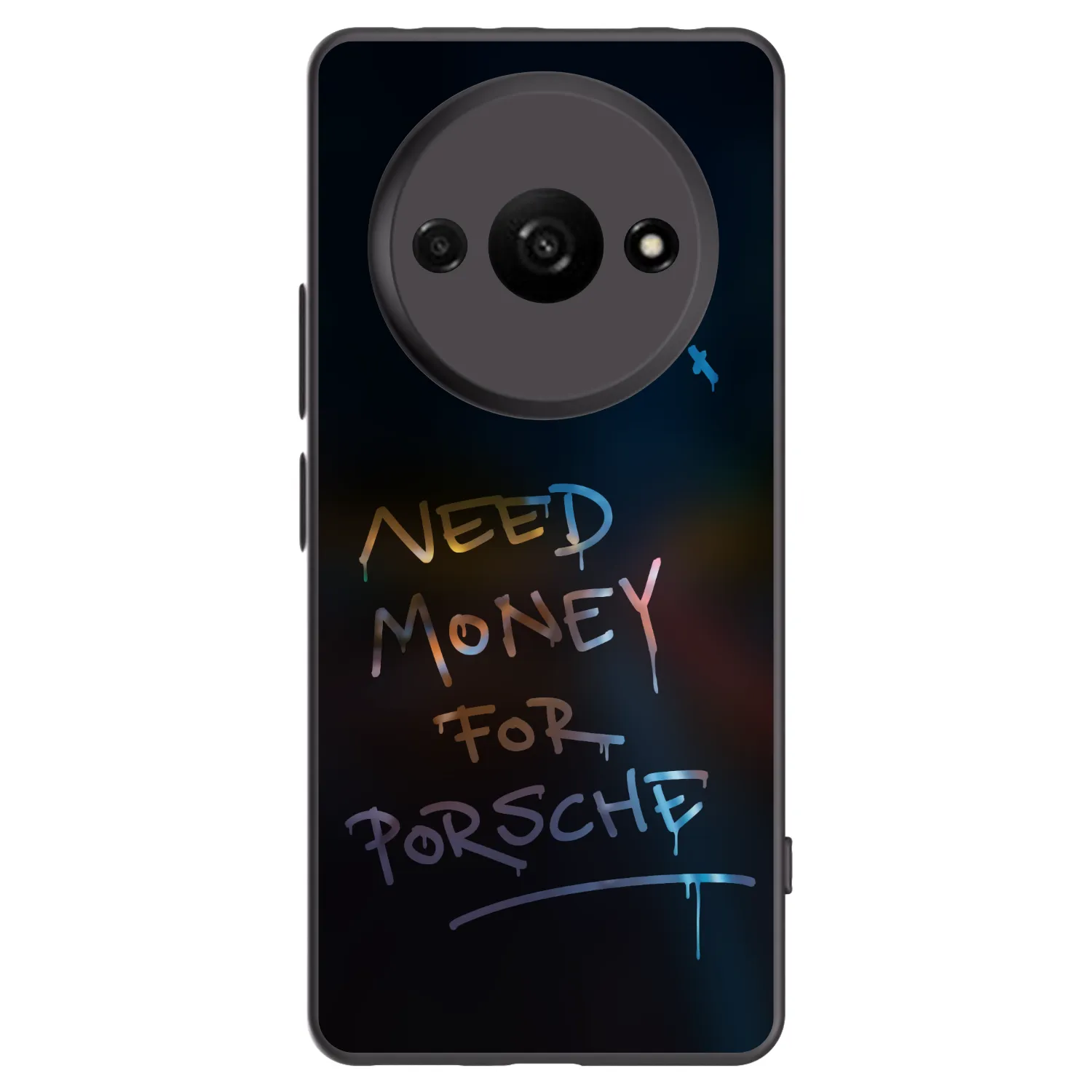 Picasee silikonski črni ovitek za Xiaomi Redmi A3 - Neon Nights