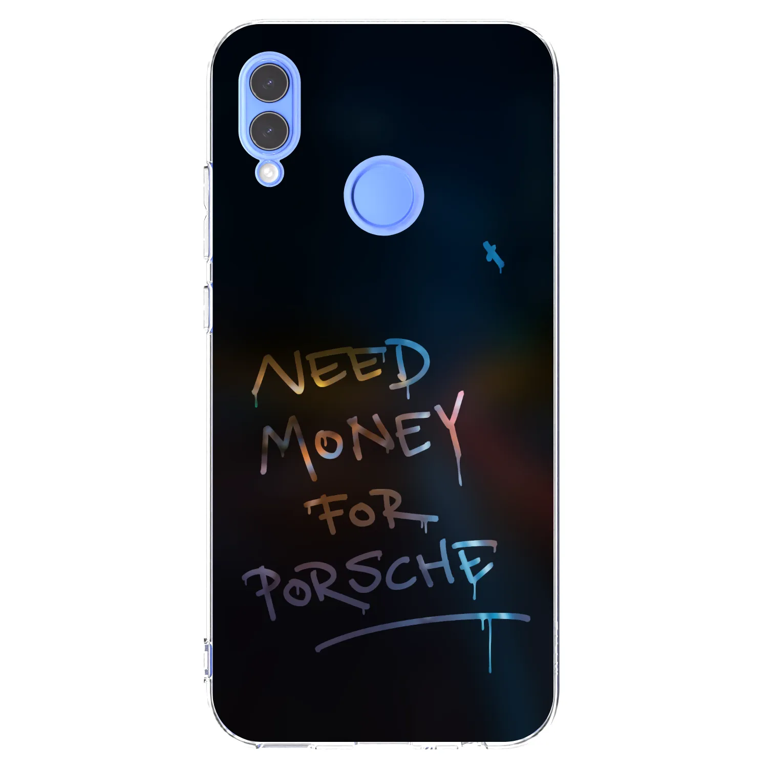 Picasee silikonski prozorni ovitek za Honor 10 Lite - Neon Nights