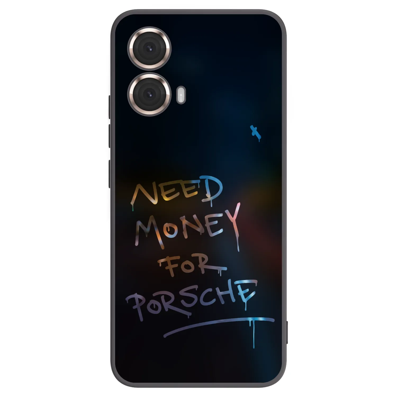 Picasee silikonski črni ovitek za Motorola Moto G85 - Neon Nights