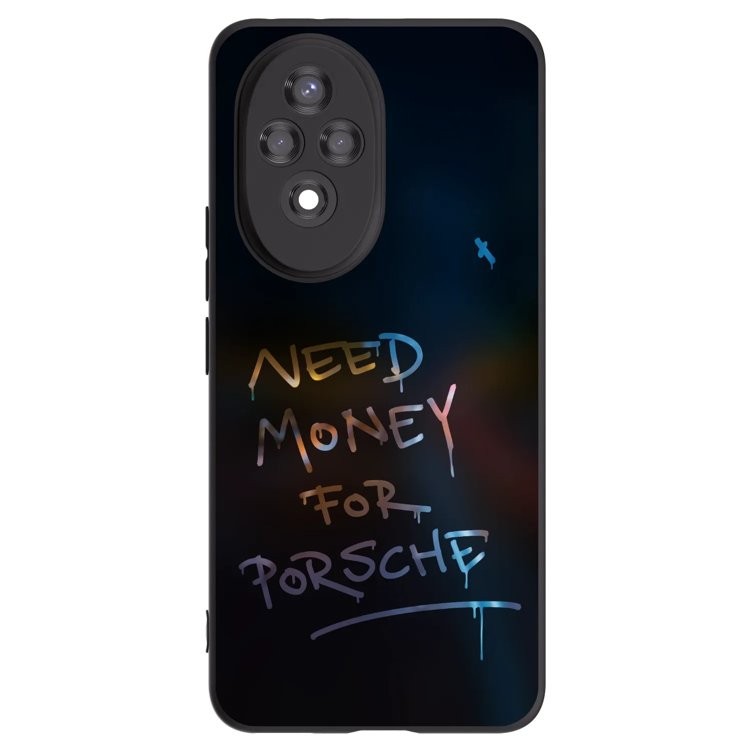 Picasee silikonski črni ovitek za Honor 200 Pro 5G - Neon Nights