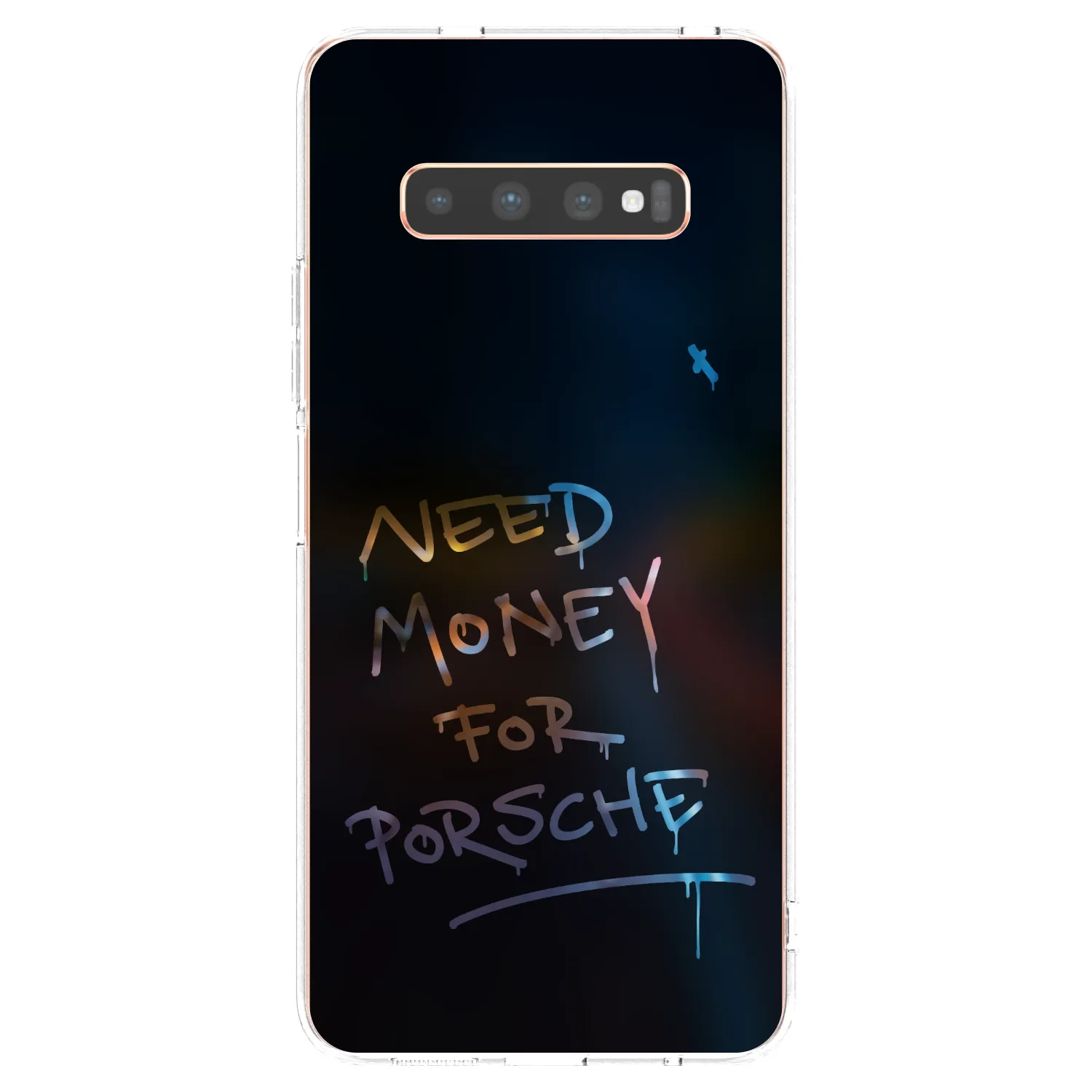 Picasee silikonski prozorni ovitek za Samsung Galaxy S10 Plus G975 - Neon Nights