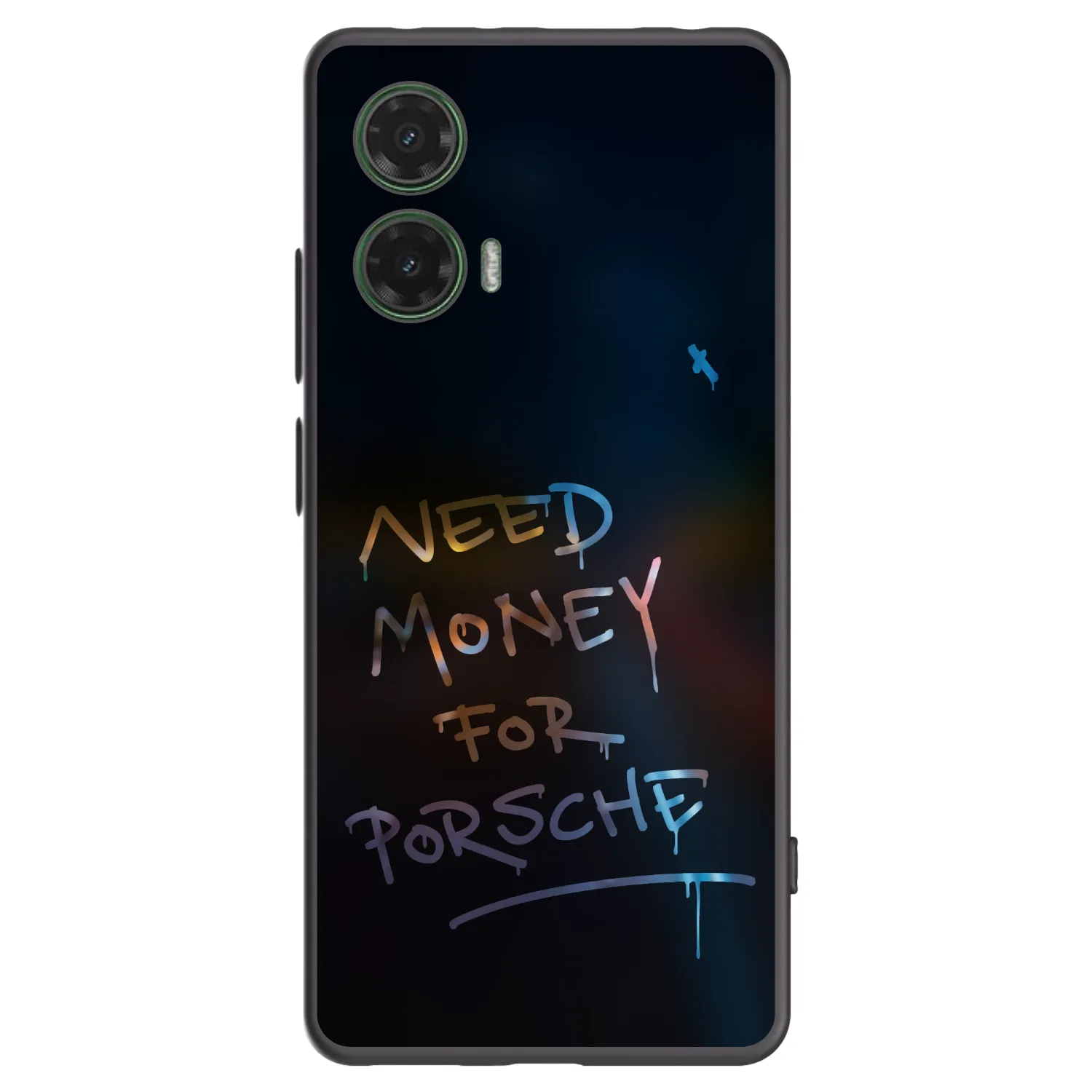 Picasee silikonski črni ovitek za Motorola Moto G35 5G - Neon Nights