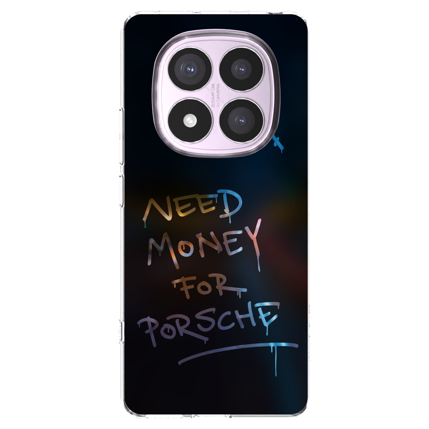Picasee silikonski prozorni ovitek za Xiaomi Redmi Note 14 Pro 4G - Neon Nights