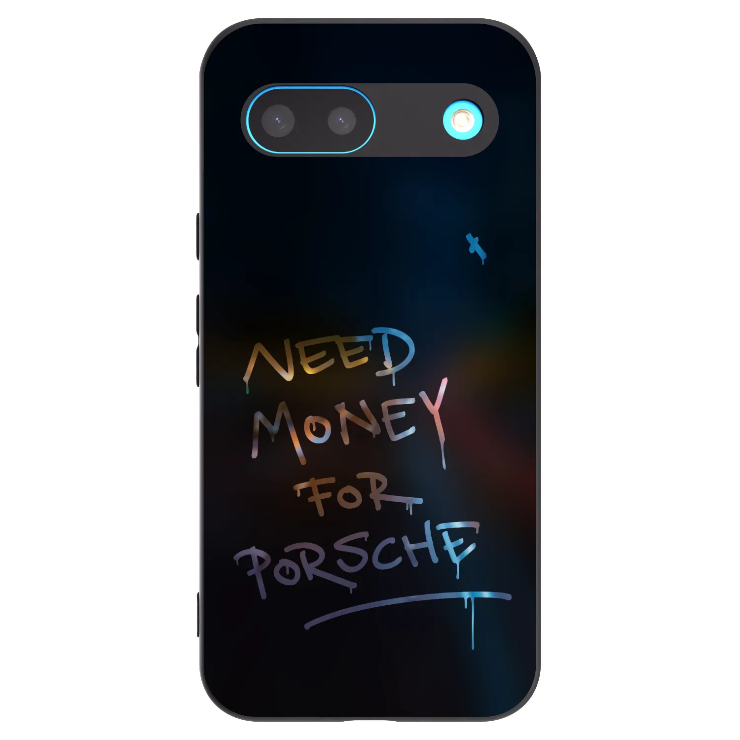 Picasee silikonski črni ovitek za Google Pixel 8 - Neon Nights