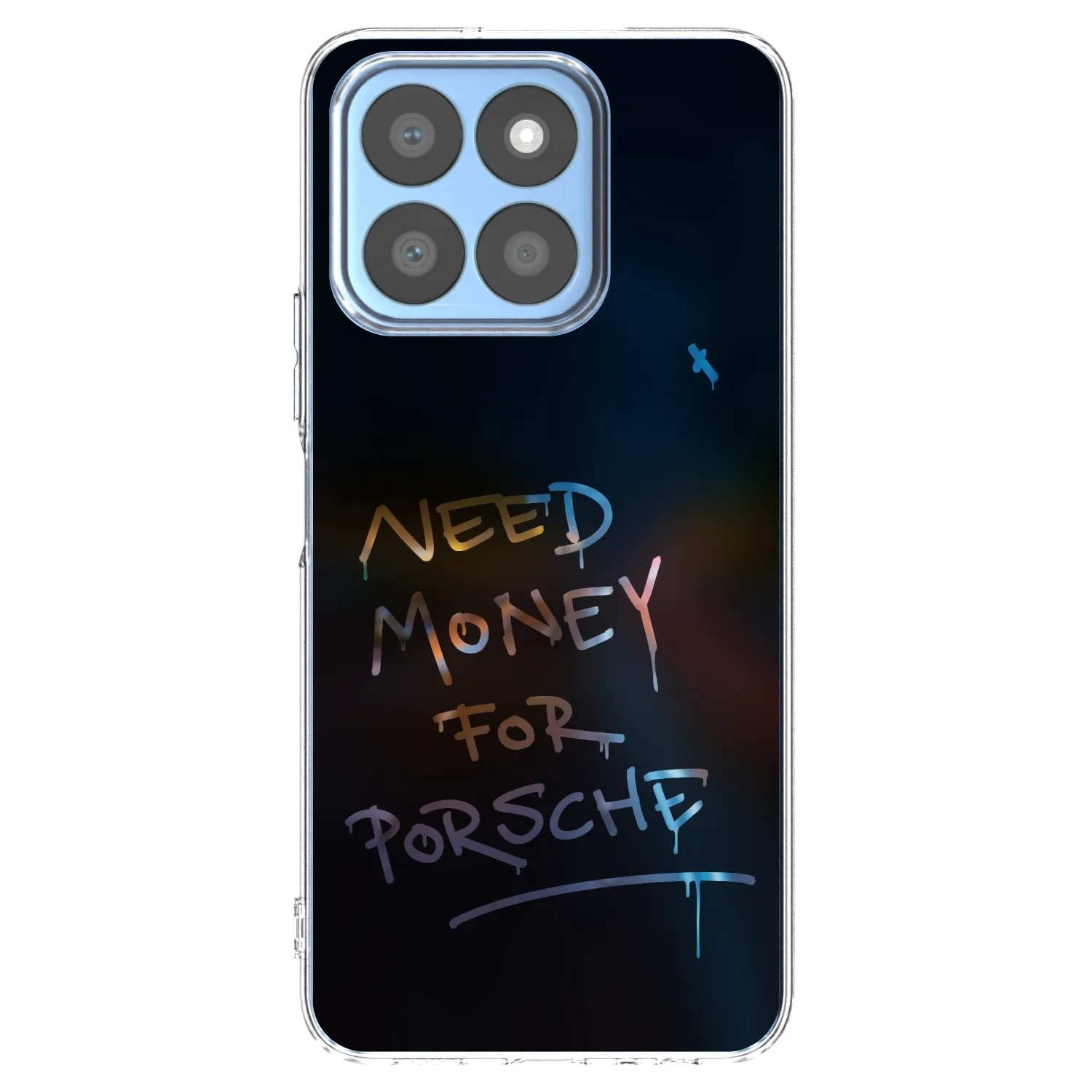 Picasee silikonski prozorni ovitek za Honor X8c - Neon Nights