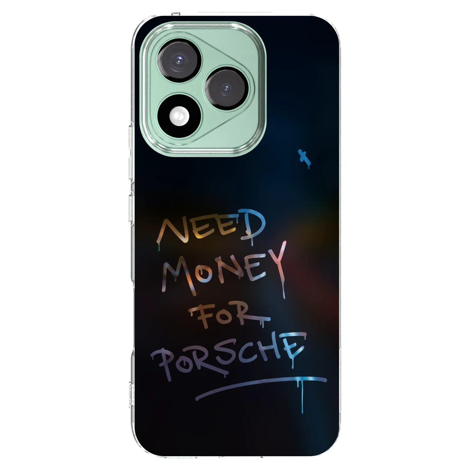 Picasee silikonski prozorni ovitek za Honor 400 Lite 5G - Neon Nights