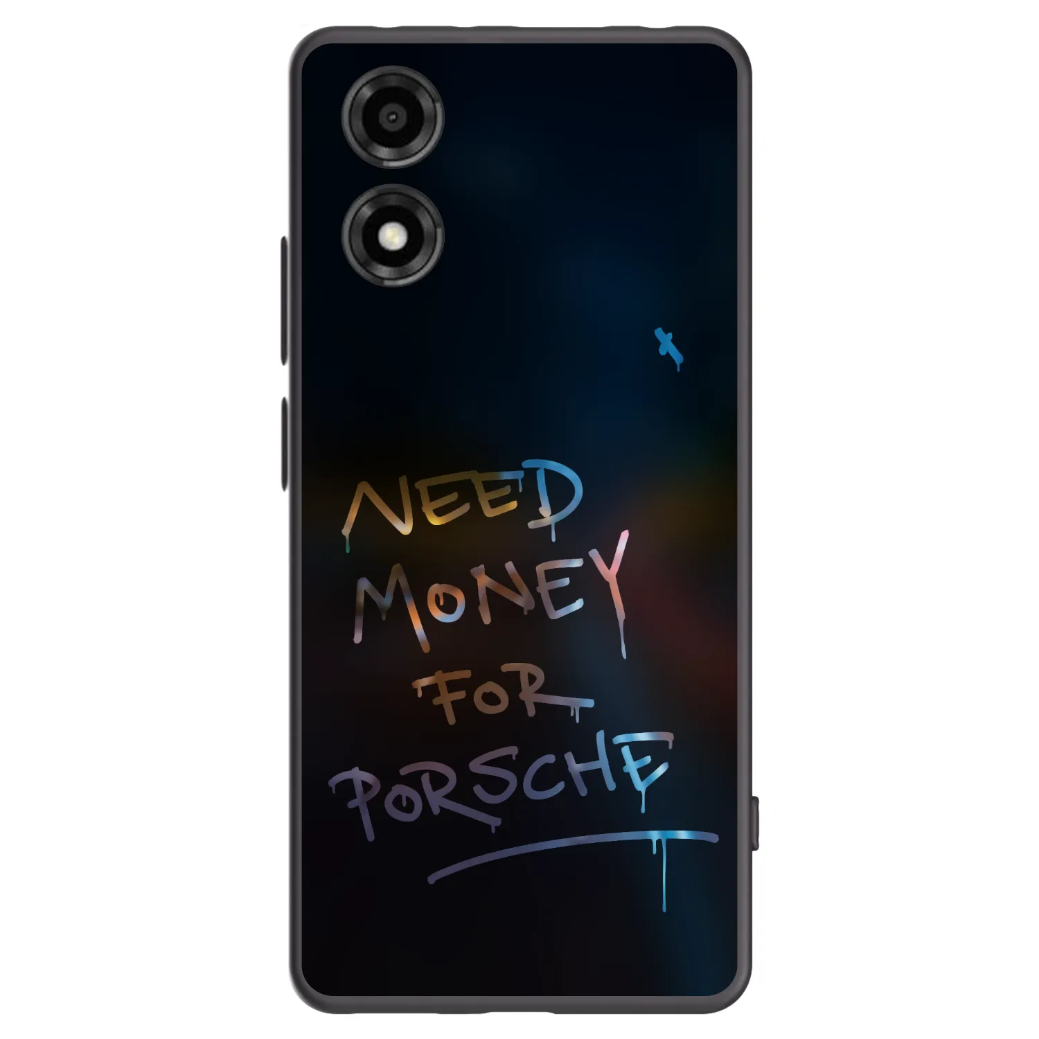 Picasee silikonski črni ovitek za Motorola Moto E14 - Neon Nights