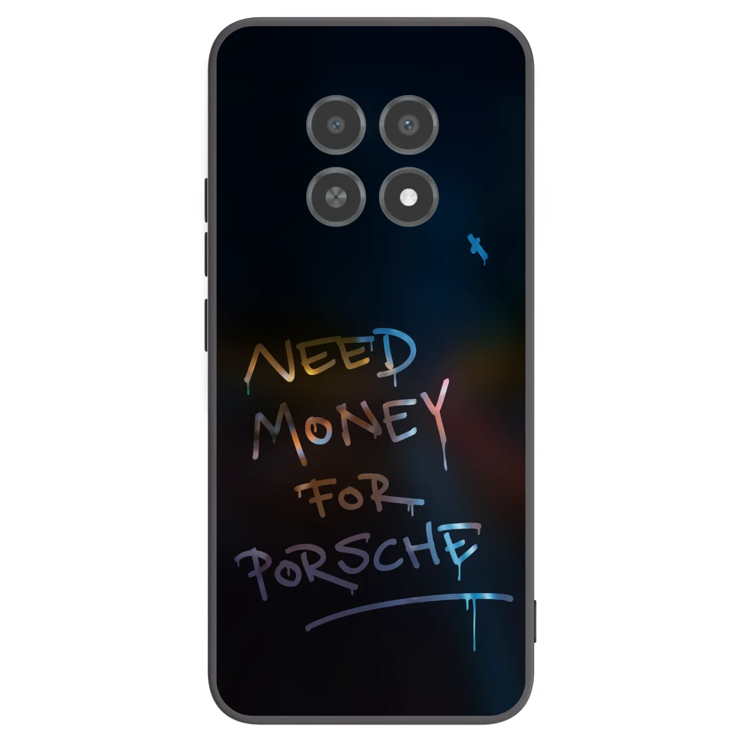 Picasee silikonski črni ovitek za Realme 12X - Neon Nights