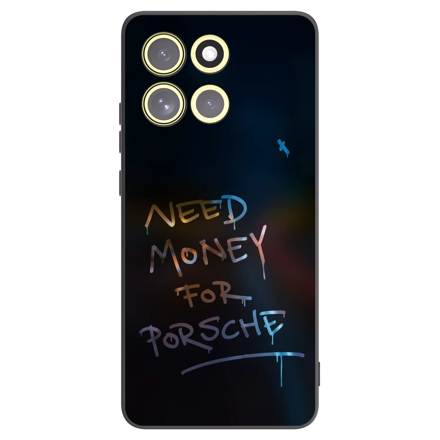 Picasee silikonski črni ovitek za Motorola Moto G86 Power 5G - Neon Nights