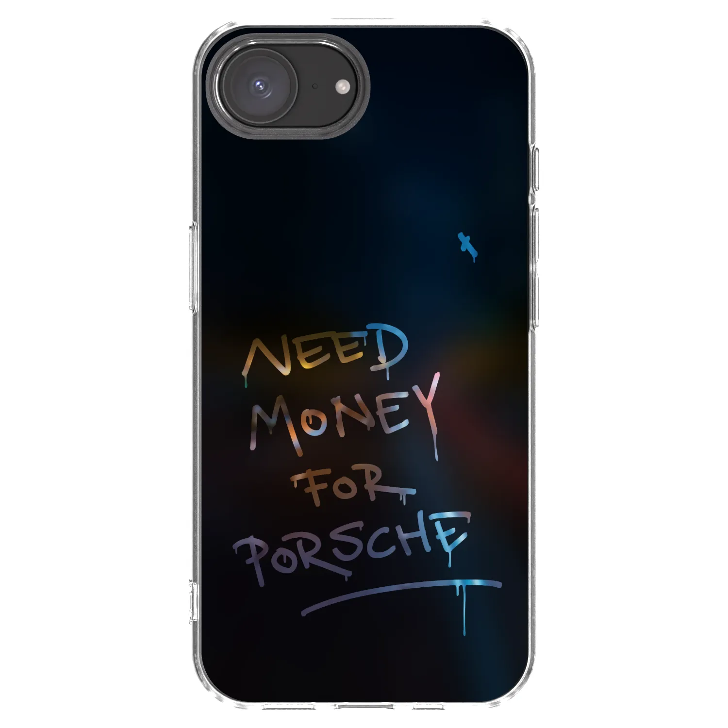 Picasee silikonski prozorni ovitek za Apple iPhone 17e - Neon Nights