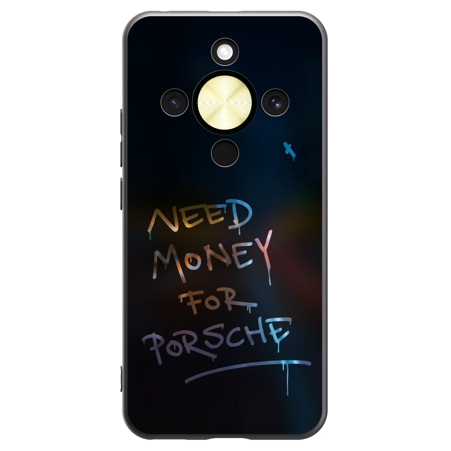 Picasee silikonski črni ovitek za Honor Magic8 Lite 5G - Neon Nights