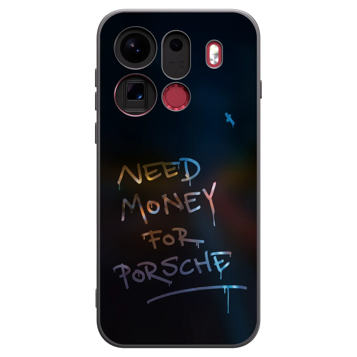 Picasee silikonski črni ovitek za OPPO Find X9 Pro - Neon Nights