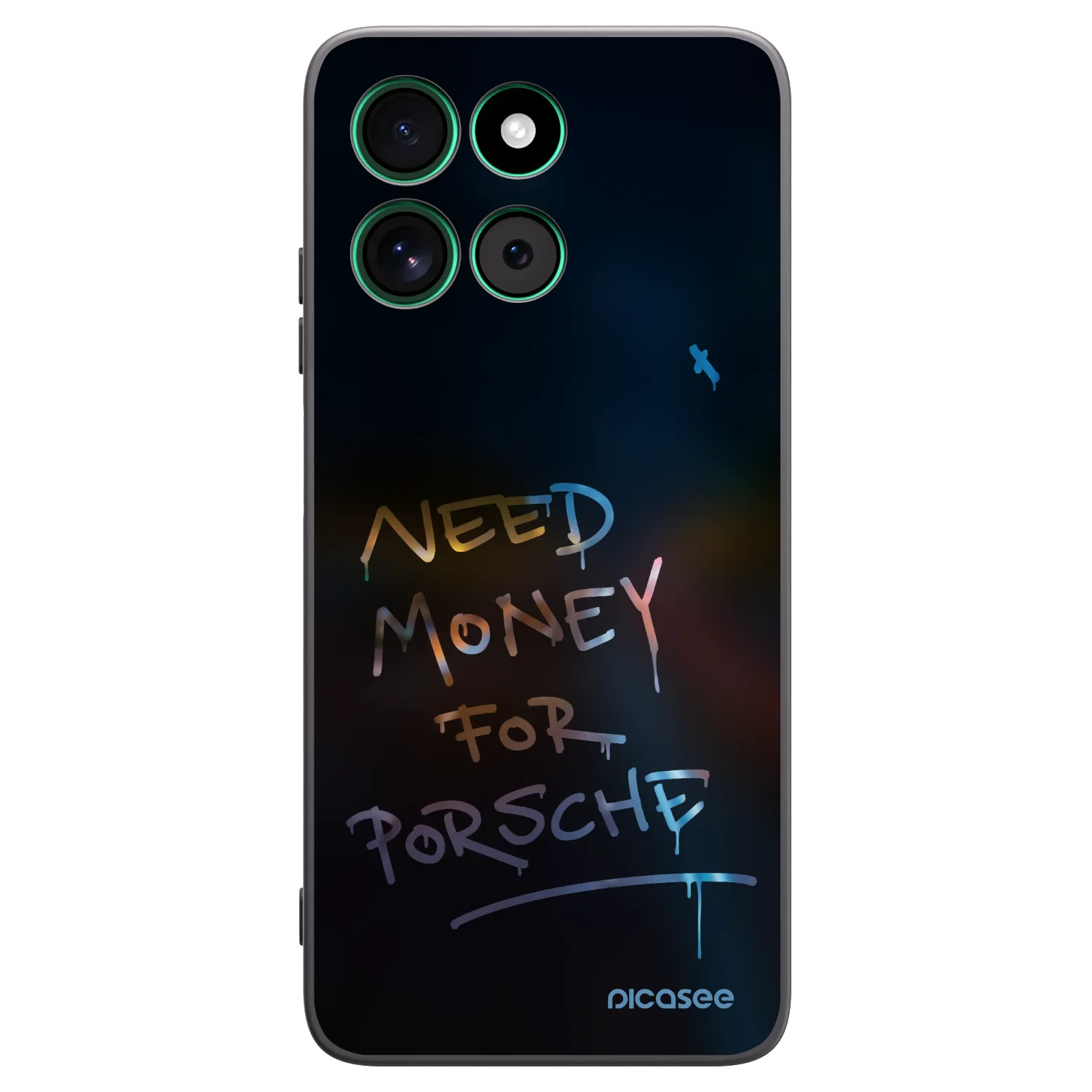 Picasee silikonski črni ovitek za Motorola Moto G57 Power - Neon Nights