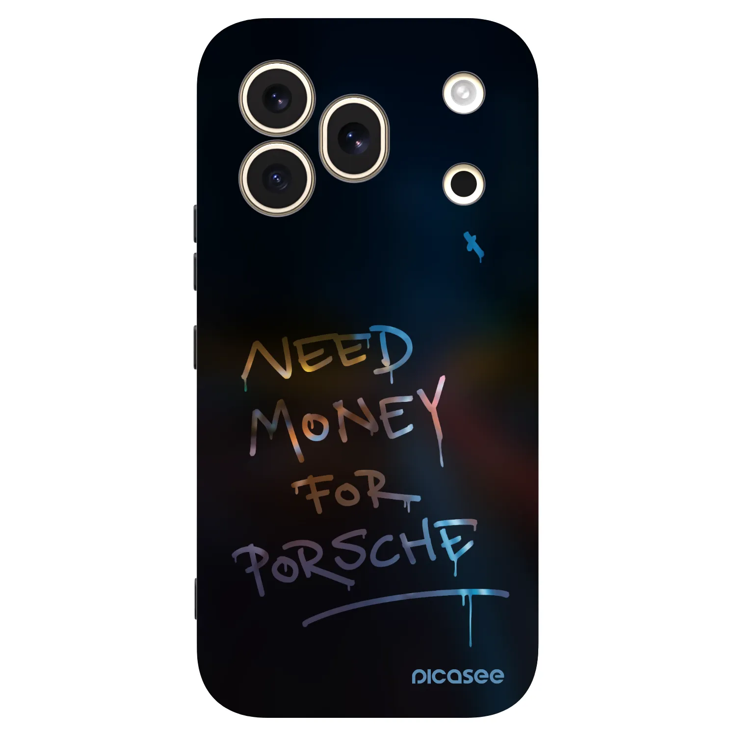 Picasee silikonski črni ovitek za Honor 600 Pro - Neon Nights