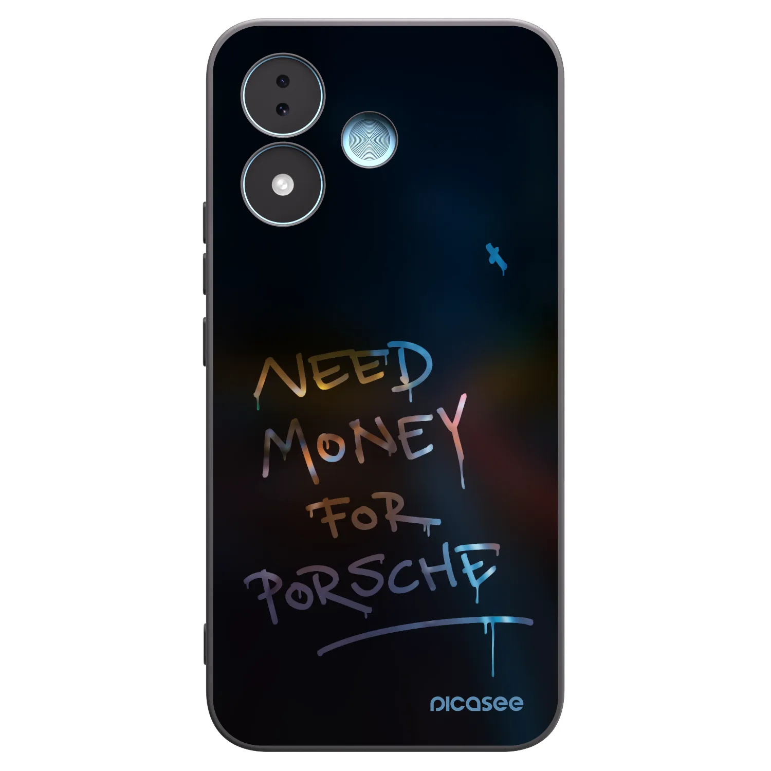 Picasee silikonski črni ovitek za Xiaomi Redmi Note 17 5G - Neon Nights
