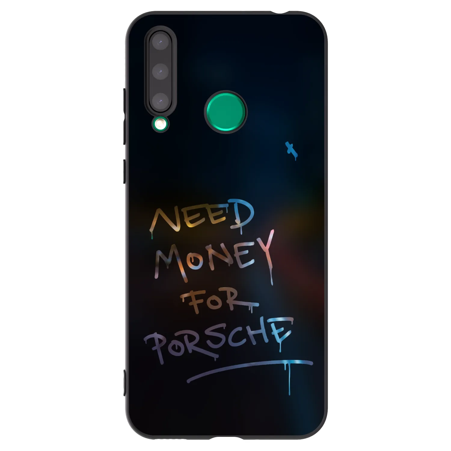 Picasee silikonski črni ovitek za Honor 20 Lite - Neon Nights