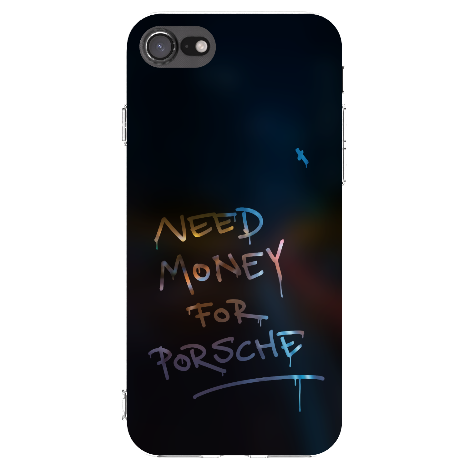 Picasee silikonski prozorni ovitek za Apple iPhone 8 - Neon Nights