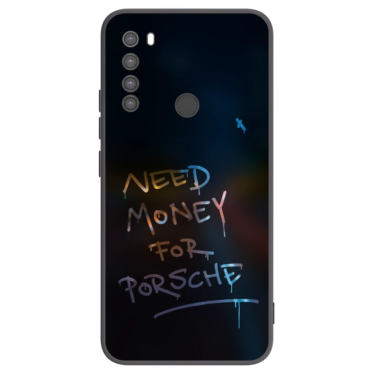 Picasee silikonski črni ovitek za Xiaomi Redmi Note 8 - Neon Nights