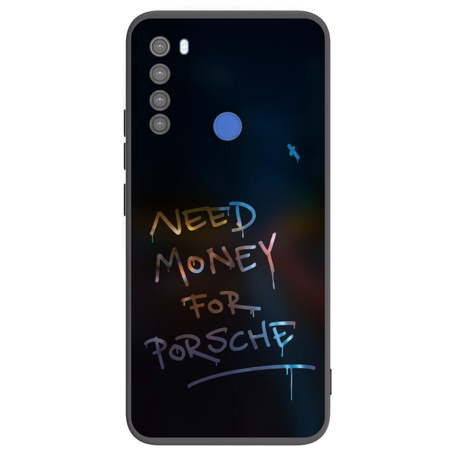 Picasee silikonski črni ovitek za Xiaomi Redmi Note 8T - Neon Nights