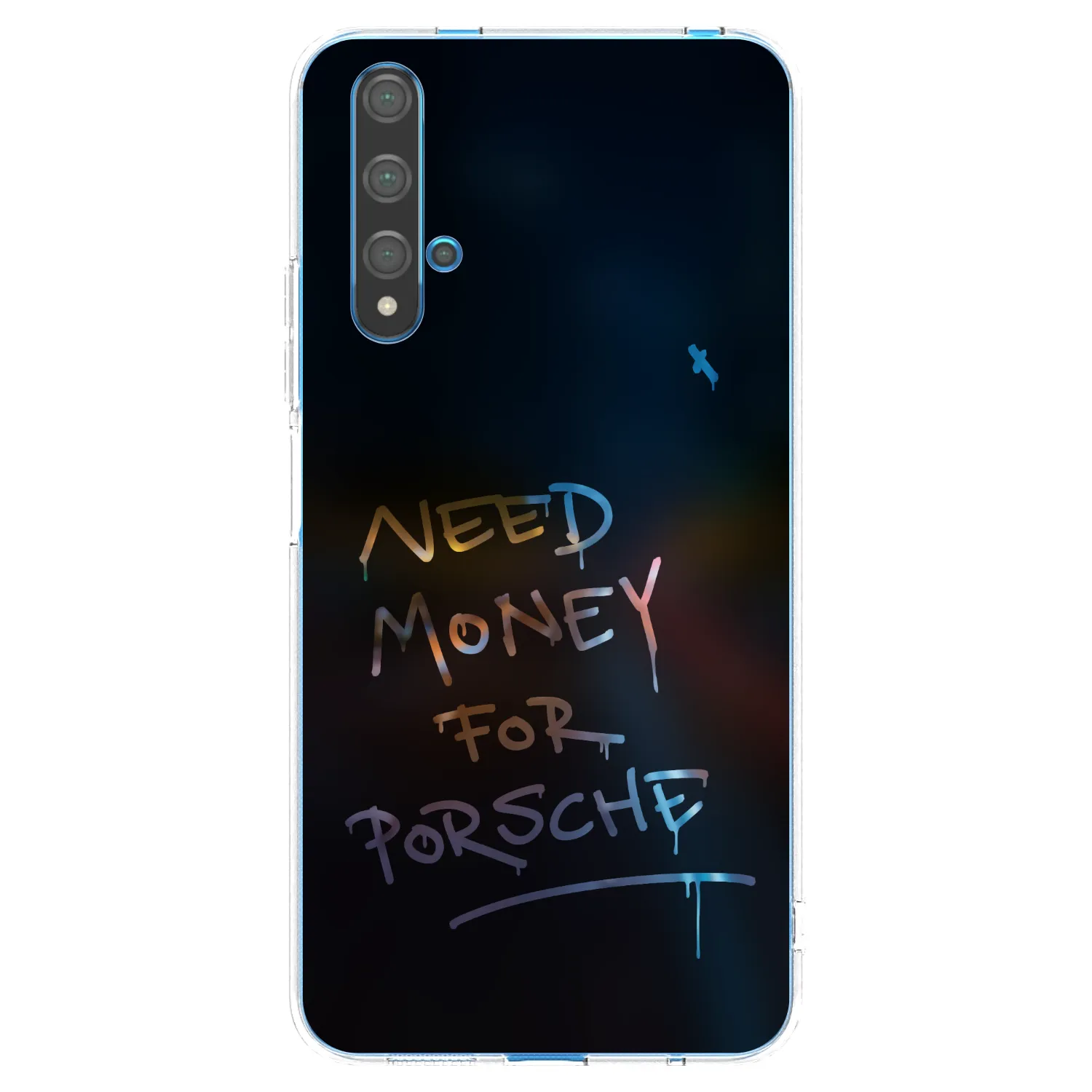 Picasee silikonski prozorni ovitek za Huawei Nova 5T - Neon Nights