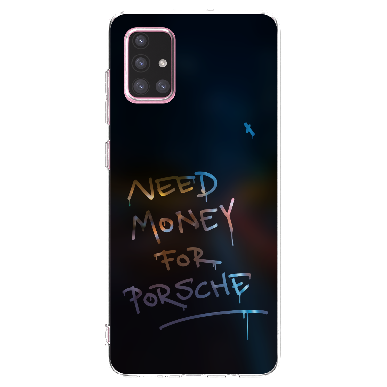 Picasee silikonski prozorni ovitek za Samsung Galaxy A71 A715F - Neon Nights