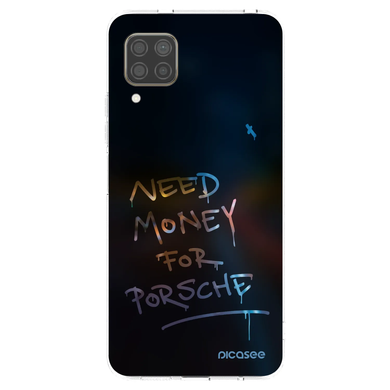 Picasee silikonski prozorni ovitek za Huawei P40 Lite - Neon Nights