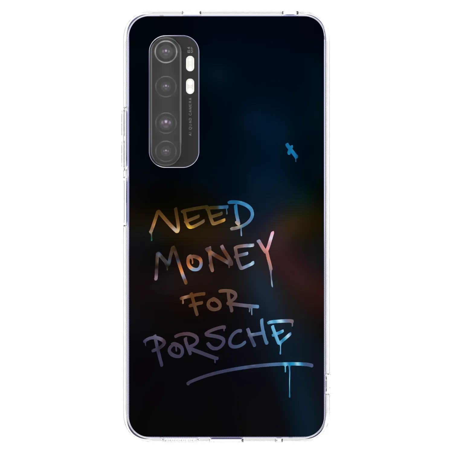 Picasee silikonski prozorni ovitek za Xiaomi Mi Note 10 Lite - Neon Nights