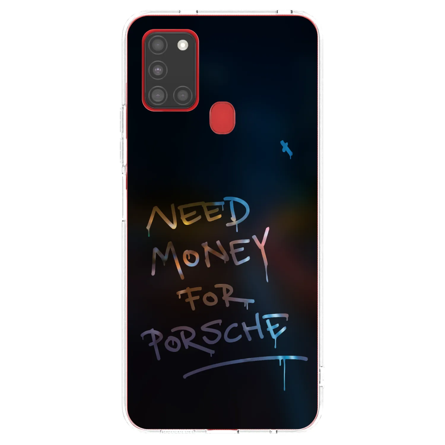 Picasee silikonski prozorni ovitek za Samsung Galaxy A21s - Neon Nights