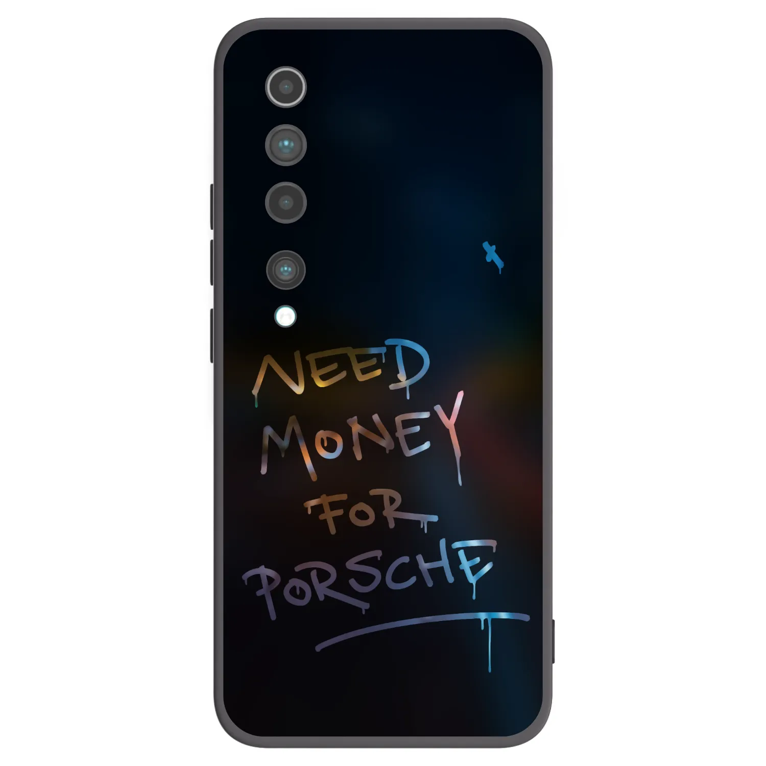 Picasee silikonski črni ovitek za Xiaomi Mi 10 - Neon Nights