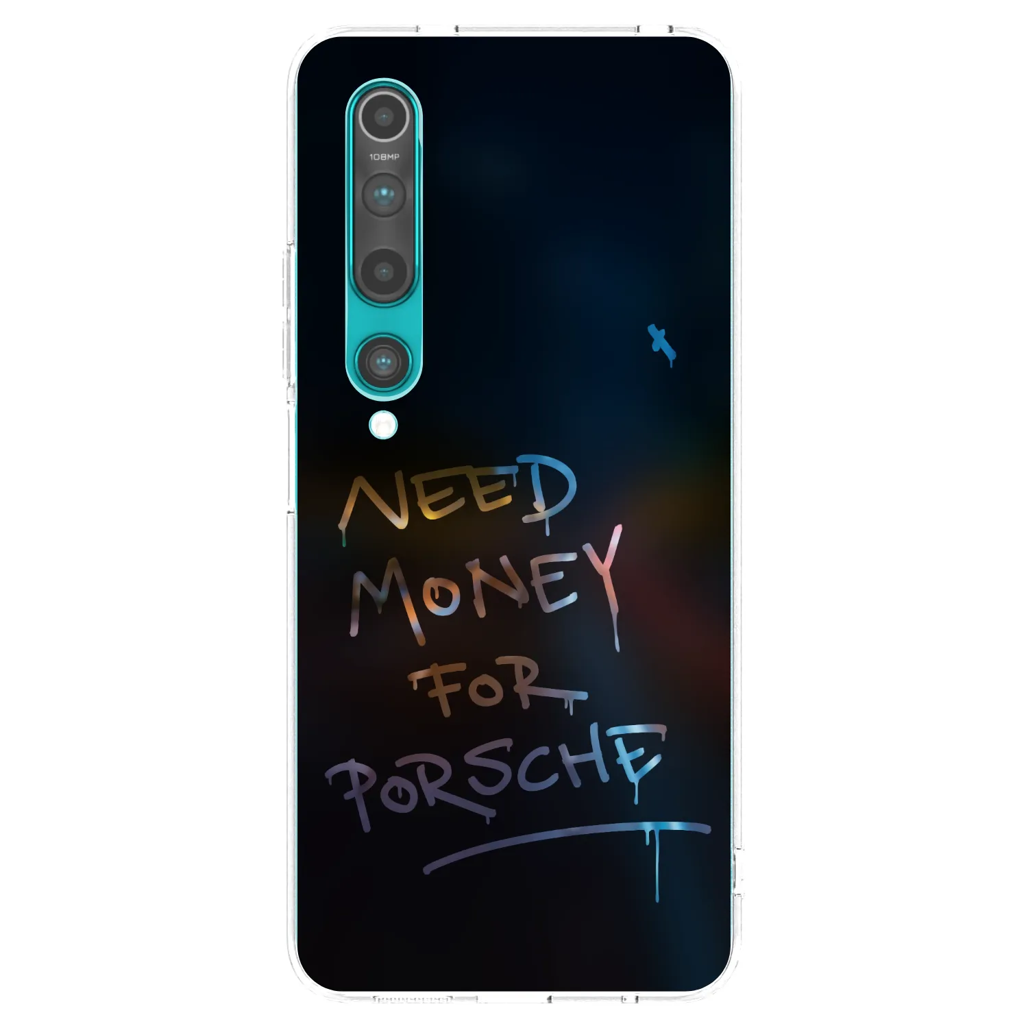Picasee silikonski prozorni ovitek za Xiaomi Mi 10 - Neon Nights