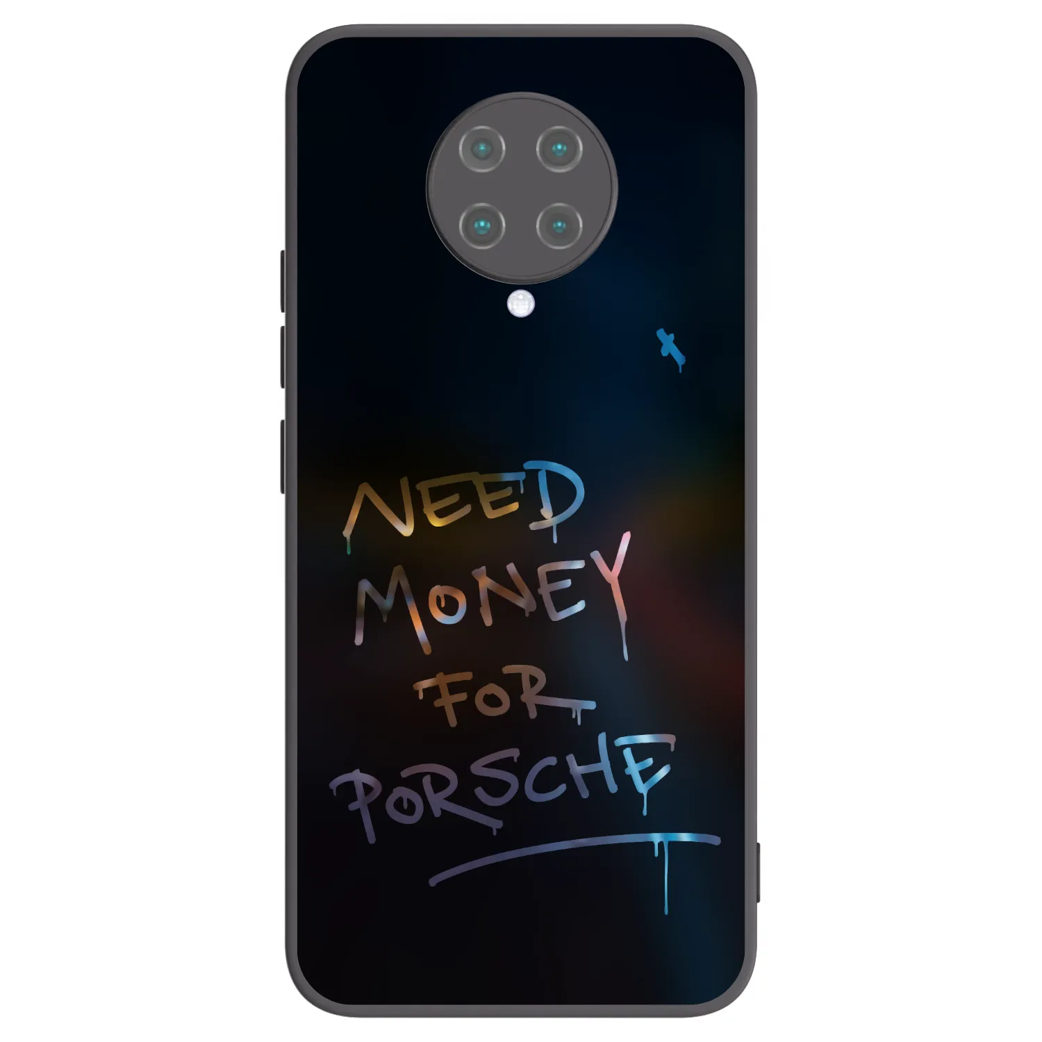 Picasee silikonski črni ovitek za Xiaomi Poco F2 Pro - Neon Nights