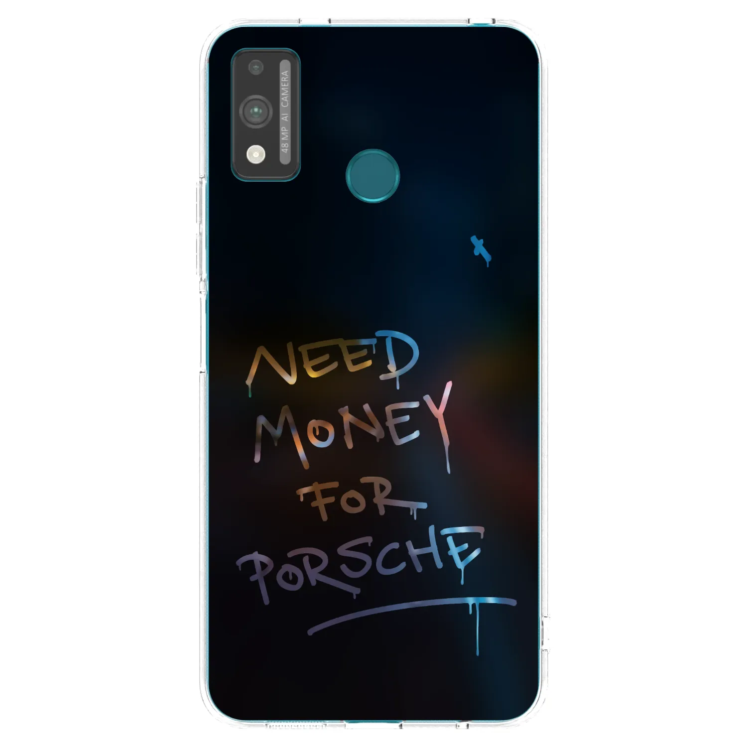 Picasee silikonski prozorni ovitek za Honor 9X Lite - Neon Nights