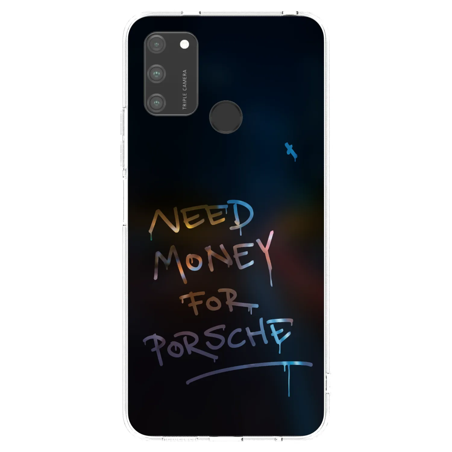 Picasee silikonski prozorni ovitek za Honor 9A - Neon Nights