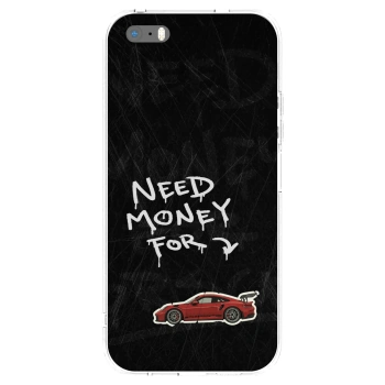 Picasee silikonski prozorni ovitek za Apple iPhone 5/5S/SE - Track Mode