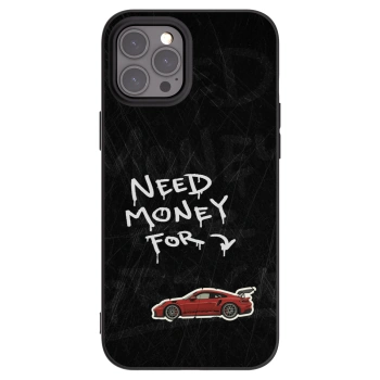 Picasee silikonski črni ovitek za Apple iPhone 12 Pro Max - Track Mode