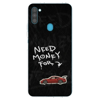 Picasee silikonski prozorni ovitek za Samsung Galaxy M11 - Track Mode