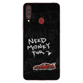 Picasee silikonski prozorni ovitek za Samsung Galaxy A20s - Track Mode