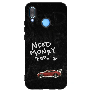 Picasee silikonski črni ovitek za Huawei P20 Lite - Track Mode