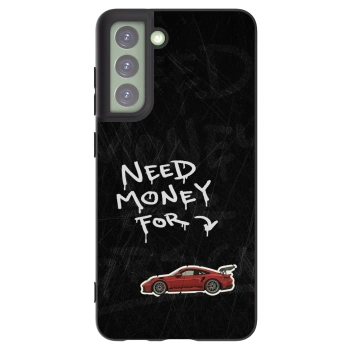 Picasee silikonski črni ovitek za Samsung Galaxy S21 FE 5G - Track Mode