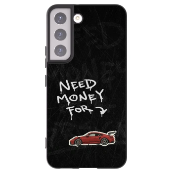 Picasee silikonski črni ovitek za Samsung Galaxy S22 5G - Track Mode