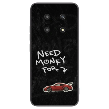 Picasee silikonski črni ovitek za Honor Magic4 Lite 5G - Track Mode