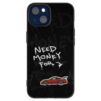 Picasee silikonski črni ovitek za Apple iPhone 14 - Track Mode