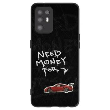 Picasee silikonski črni ovitek za OPPO A94 5G - Track Mode