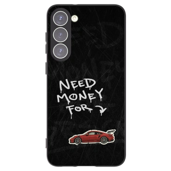 Picasee silikonski črni ovitek za Samsung Galaxy S23+ 5G - Track Mode