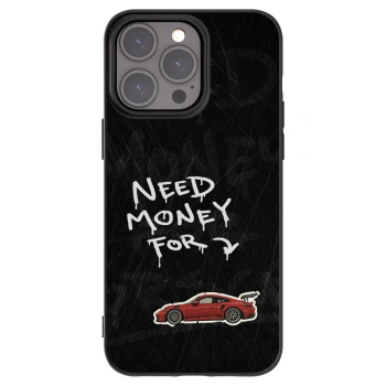 Picasee silikonski črni ovitek za Apple iPhone 15 Pro Max - Track Mode