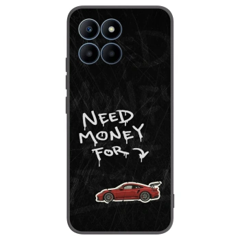 Picasee silikonski črni ovitek za Honor 70 Lite - Track Mode