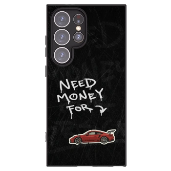 Picasee silikonski črni ovitek za Samsung Galaxy S24 Ultra S928B 5G - Track Mode